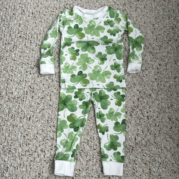 Burt’s Bees Baby🍀Cutest Clover Organic Cotton Pajamas - Picture 3 of 6